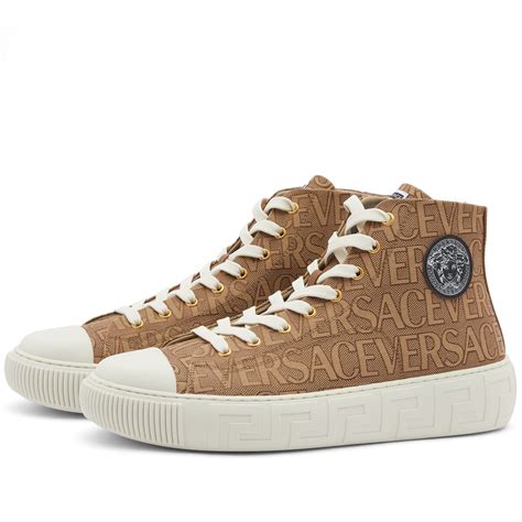 offset versace sneakers|Versace high top sneakers.